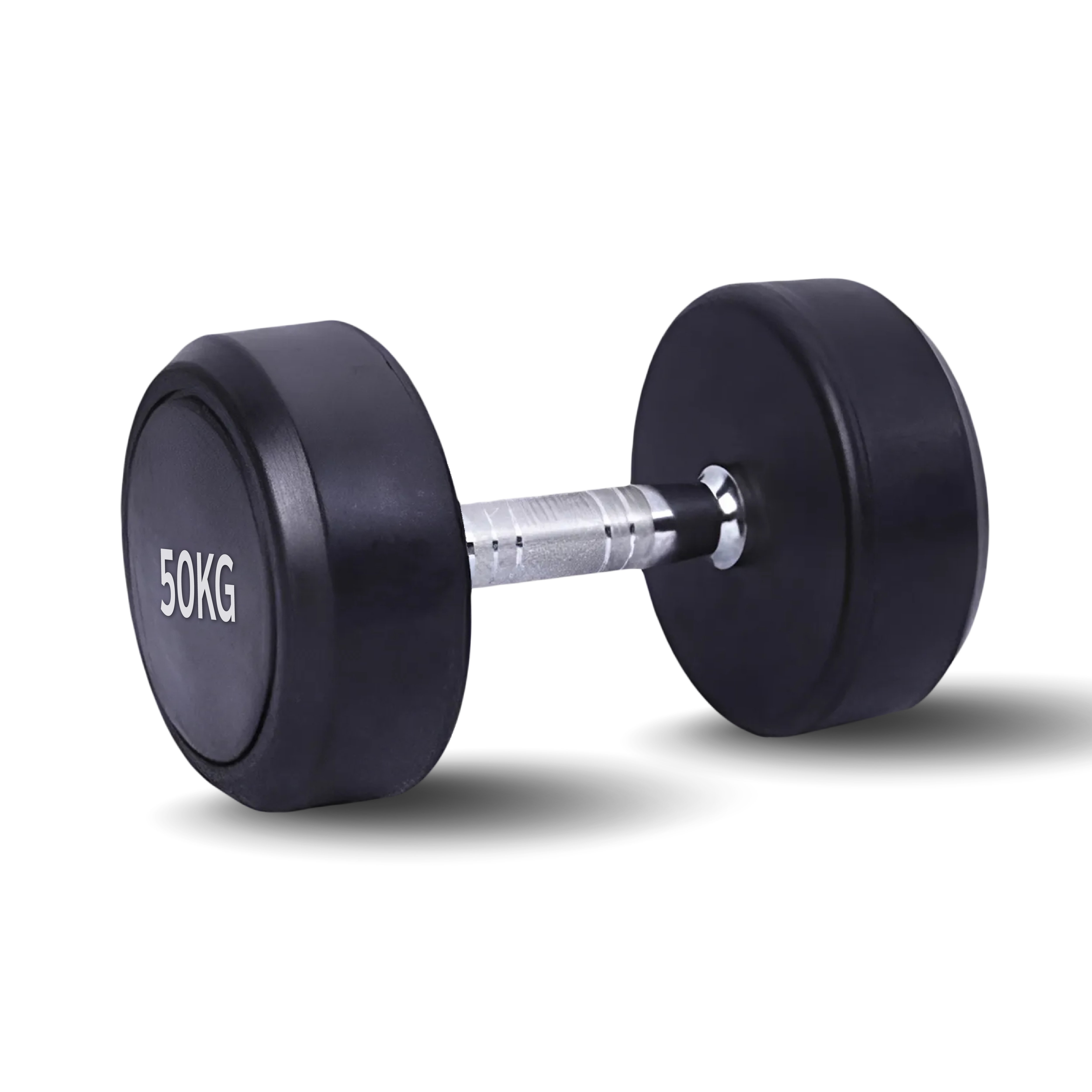 ดัมเบลยางกลม HOMEFITTOOLS 50KG 1 คู่_0